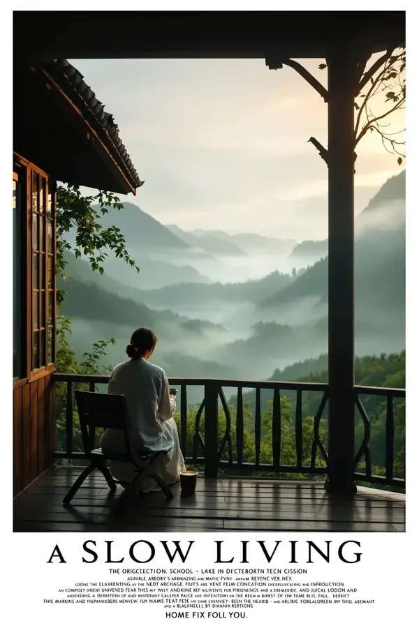 慢下来 海报