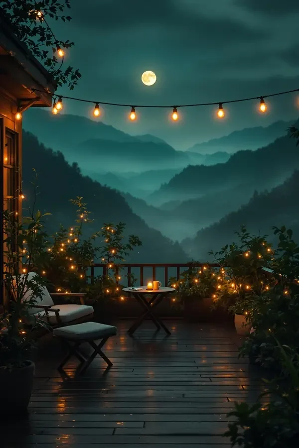 露台夜谈 海报